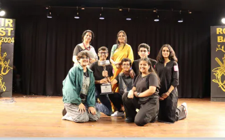 SCHOOL CHILDREN SHOWCASE THEIR TALENT IN THE CULTURAL FESTIVAL 'FLAIR FEST'