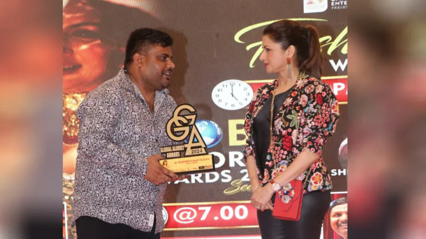 Bhagyashree Honours Rajinder Kumar for Uplifting Students and Social Service