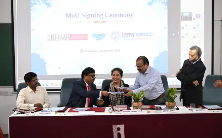 IIHMR University and ICMR-NIIRNCD, Jodhpur Unite to Advance Collaborative Research, Education, and Knowledge Exchange