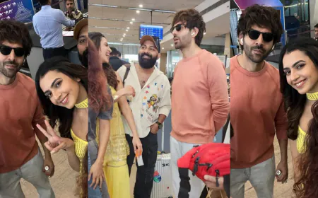 Kartik Aaryan Spotted with Mysterious Girl—Is It Love?