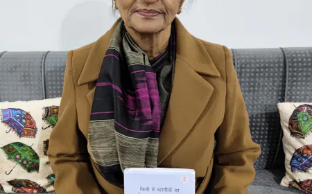 Dr. Rekha Chaturvedi releases her book 'Fiji Mein Bhartiyon Ka Itihas Tatha Unka Jeevan (1879 – 1947)' on Pravasi Bharatiya Divas