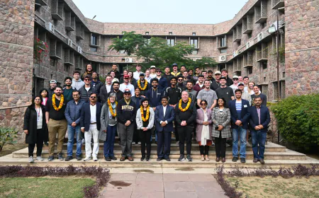 Friendship on Pitch; IIHMR University Hosts Bryant University for a Friendly Match