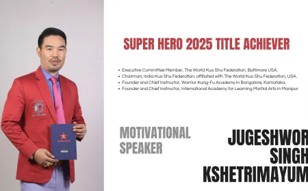 Global Awards, National Glory: Jugeshwor Singh’s Hard-Earned Success in Martial Arts
