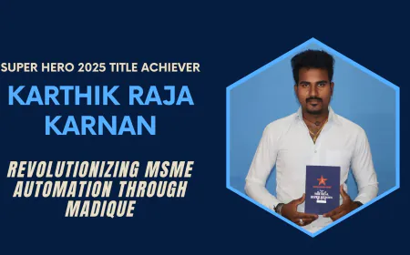 Karthik Raja Karnan Wins Over 30 Honors for Social Impact and Innovation